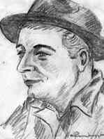 Sketch of Tom Davidson in 1951.